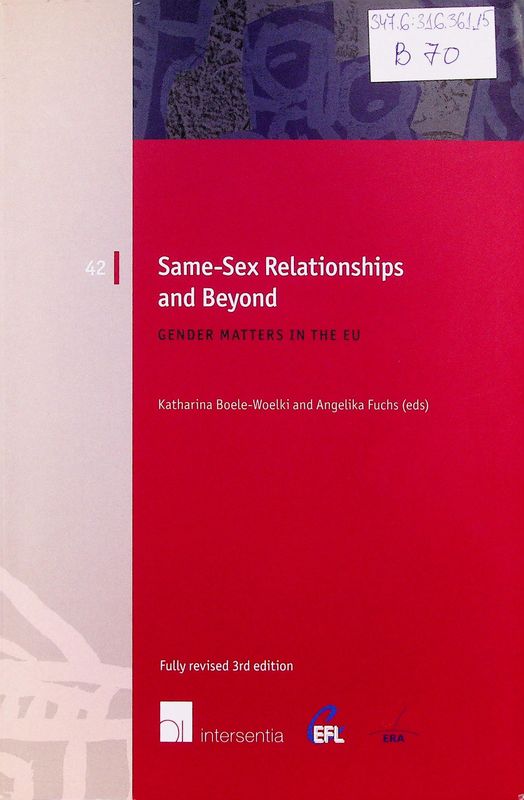 Same-sex relationships and beyond