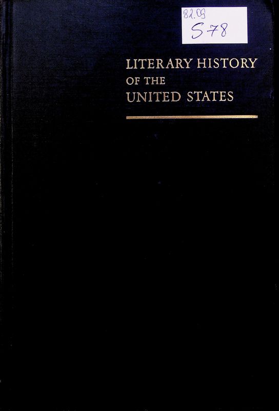 Literary history of the Unated states