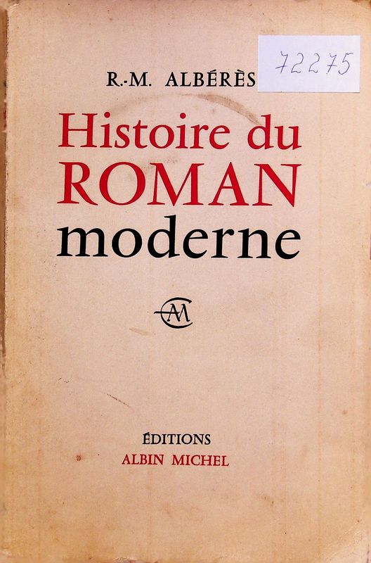 Histoire du roman moderne