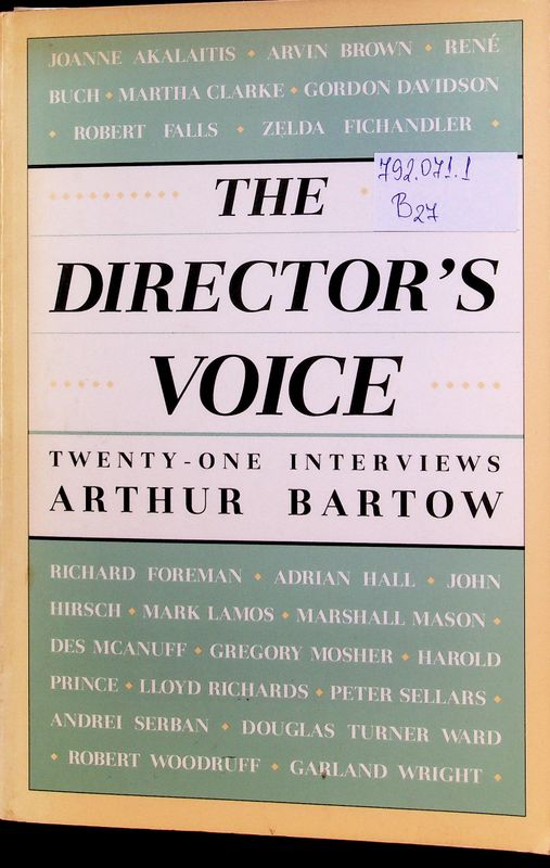 The Director's V.O.I.C.E