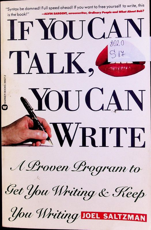 If you can talk, you can write