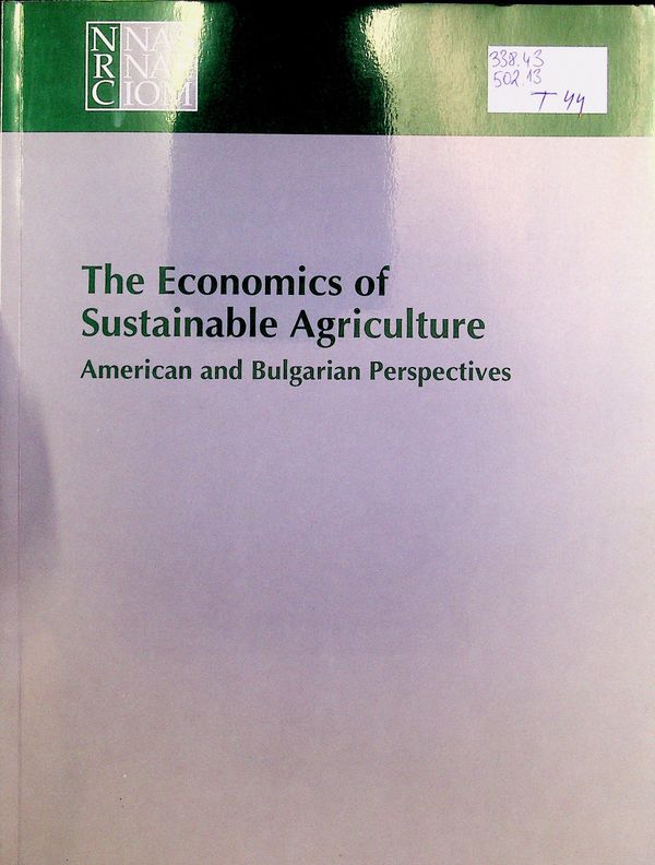 The Economics of Sustainable Agriculture