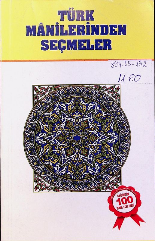 Turk Manilerinden Secmeler