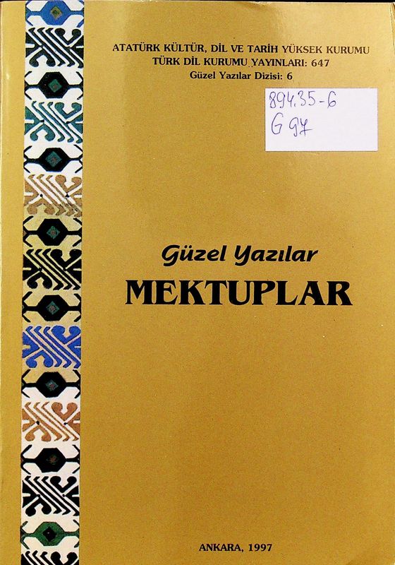Guzel Yazilar Mektuplar