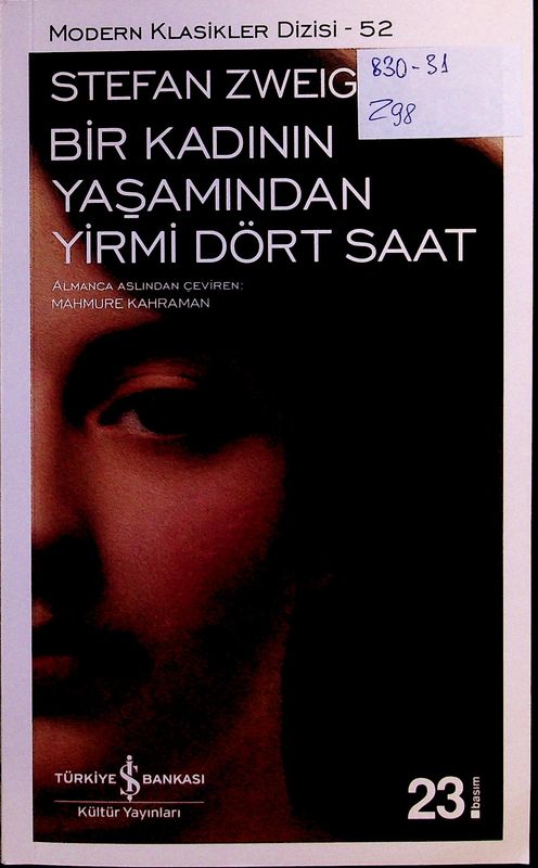 Bir Kadinin Yasamindan Yirmi Dort Saat