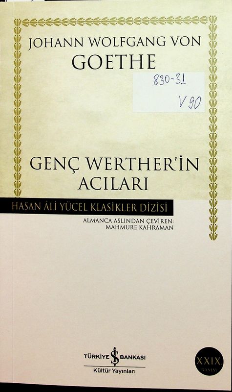 Genc Werther'in Acilari