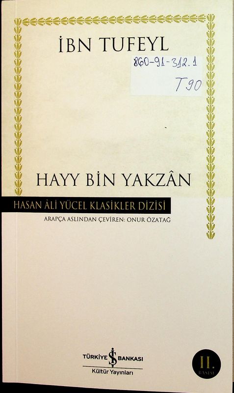 Hayy bin Yakzan vera Uyanik Oglu Diri