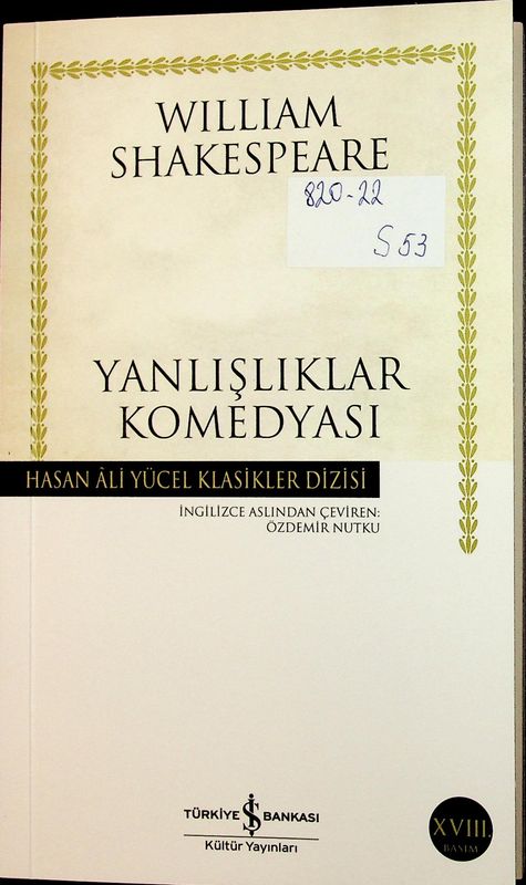 Yanlisliklar Komedyasi