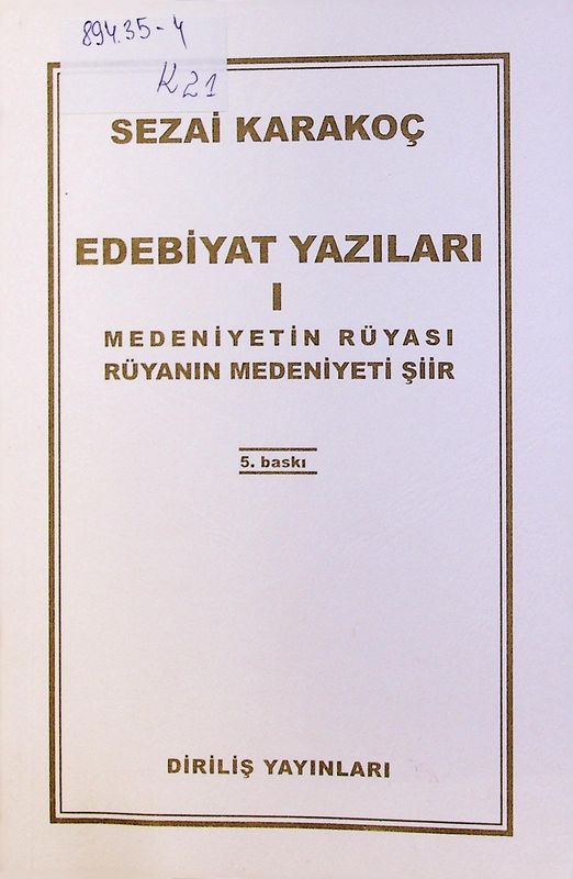 Edebiyat Yazilari