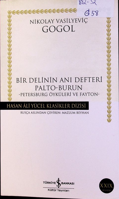 Bir Delinin Ani Defteri Palto-Burun