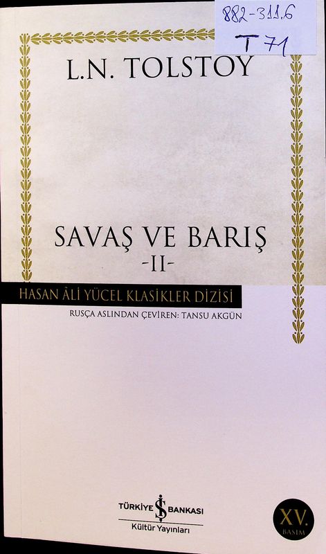 Savas ve baris