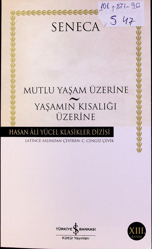 Mutlu Yasam Uzerine