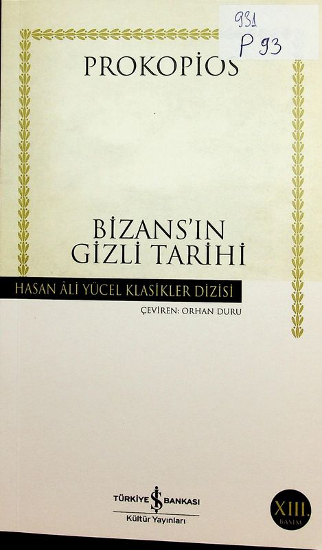 Bizans'in Gizli Tarihi