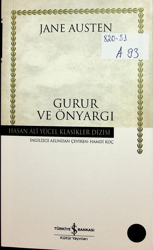 Gurur ve Onyargi