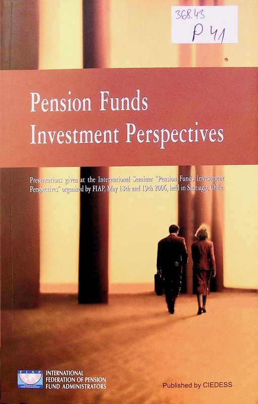 Pension funds.  Investment perspectives